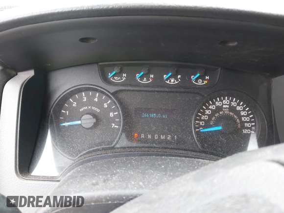 2013 Ford F-150 XL with VIN 1FTFX1EF7DFB34130, listed as a IAAI auction lot 42340765 with 266,185 mi miles and . Bid and sale history available at DreamBid. Image 7.
