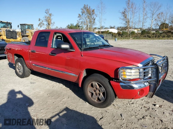 2005 Dodge Dakota Laramie with VIN 1D7HW58N65S263982, listed as a Copart auction lot 77470884 with 164,809 mi miles and Clean Title. Bid and sale history available at DreamBid. Image 4.