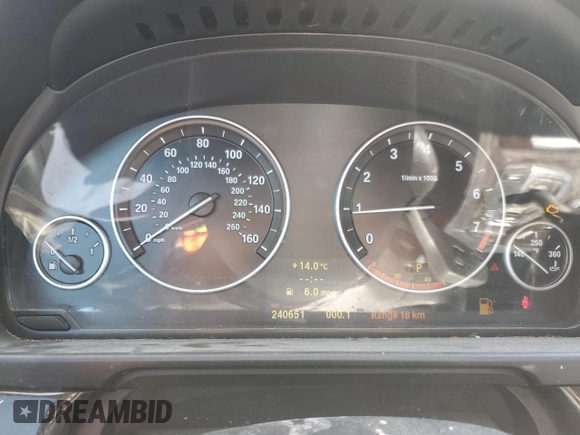 2011 BMW 5 Series 535i xDrive with VIN WBAFU7C52BC781259, listed as a Copart auction lot 56013705 with 240,651 mi miles and Clean Title. Bid and sale history available at DreamBid. Image 9.