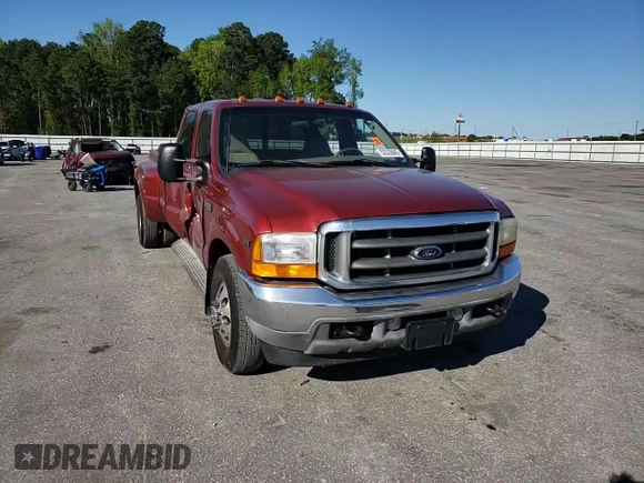 2001 Ford F-350 with VIN 1FTWW32S31EB87313, listed as a Copart auction lot 52333845 with 117,293 mi miles and Salvage title. Bid and sale history available at DreamBid. Image 10.
