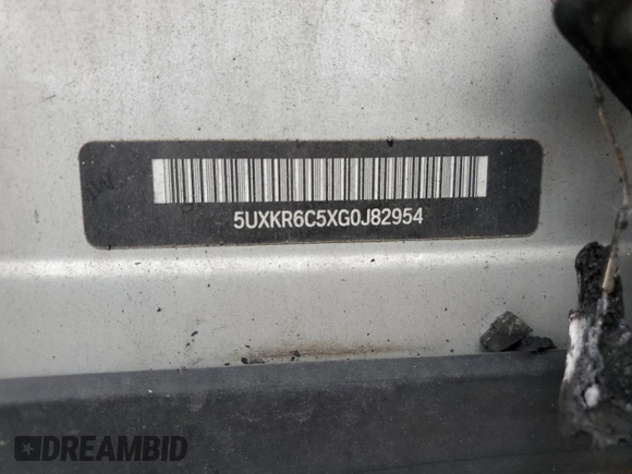 2016 BMW X5 xDrive50i with VIN 5UXKR6C5XG0J82954, listed as a Copart auction lot 51698445 with 0 mi miles and Salvage Title. Bid and sale history available at carsss.com. Image 14.