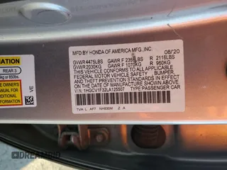 2020 Honda Accord Sport z VIN 1HGCV1F32LA125507, wystawiony jako Copart lot #45313695 z przebiegiem 78 837 mil mil oraz Szkoda całkowita • Salvage title. Historia ofert i sprzedaży dostępna na DreamBid. Obrazek 14.