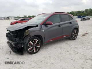2019 Hyundai Kona Ultimate with VIN KM8K53A50KU311778, listed as a Copart auction lot 47336503 with 47,100 mi miles. Bid and sale history available at carsss.com. Image 1.