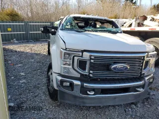 2022 Ford Super Duty F-450 DRW XL with VIN 1FT8W4DT3NEE16244, listed as a Copart auction lot 43706875 with 0 mi miles and Salvage Title. Bid and sale history available at carsss.com. Image 4.