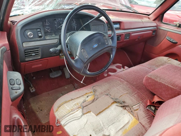 1993 Ford F-150 with VIN 2FTDF15N9PCA06375, listed as a Copart auction lot 73217644 with 293,322 mi miles and Salvage Title. Bid and sale history available at carsss.com. Image 8.