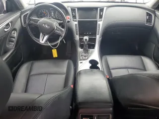 2019 Infiniti Q50 3.0t Signature Edition with VIN JN1EV7AP1KM543075, listed as a Copart auction lot 88492705 with 73,103 mi miles and Non Repairable. Bid and sale history available at carsss.com. Image 8.