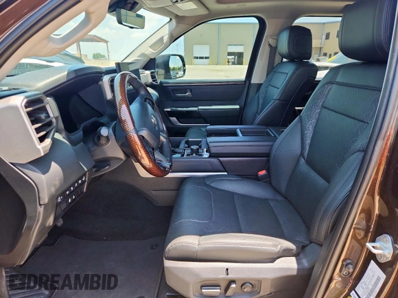 2022 Toyota Tundra Limited Hybrid with VIN 5TFJC5EC3NX001878, listed as a Copart auction lot 64201395 with 24,607 mi miles and Clean title. Bid and sale history available at DreamBid. Image 7.
