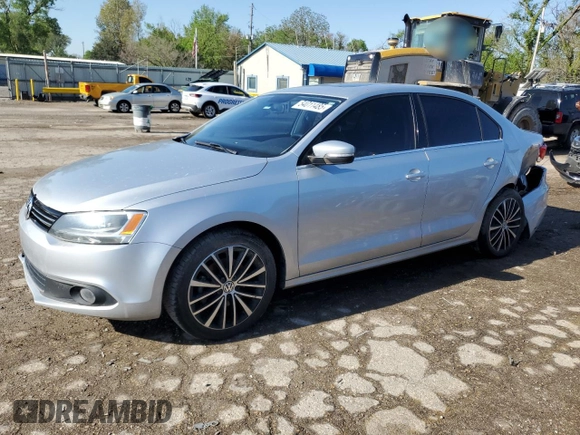 2013 Volkswagen Jetta SEL with VIN 3VWLX7AJ9DM392257, listed as a Copart auction lot 54011485 with 119,903 mi miles and Salvage title. Bid and sale history available at DreamBid. Image 1.