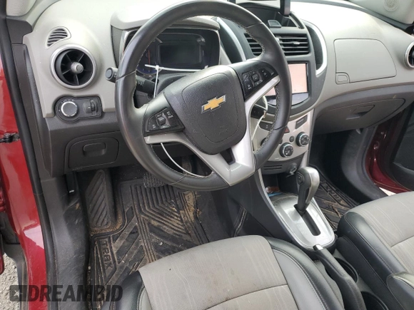 2015 Chevrolet Trax LT with VIN KL7CJLSB4FB099233, listed as a Copart auction lot 45752555 with 78,326 mi miles and Salvage Title. Bid and sale history available at carsss.com. Image 8.