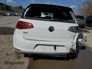 2015 Volkswagen GTI SE with VIN 3VW4T7AU2FM008901, listed as a Copart auction lot 48587105 with 1,477 mi miles and Salvage Title. Bid and sale history available at DreamBid. Image 6.