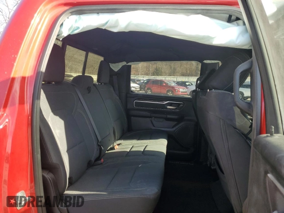 2022 Ram 1500 Big Horn with VIN 1C6RRFFG3NN455883, listed as a Copart auction lot 45040585 with 28,973 mi miles and Salvage Title. Bid and sale history available at carsss.com. Image 10.