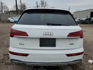 2021 Audi Q5 Premium with VIN WA1AAAFY0M2002856, listed as a Copart auction lot 45542955 with 40,558 mi miles and Salvage Title. Bid and sale history available at carsss.com. Image 6.
