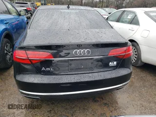 2016 Audi A8 L 3.0T with VIN WAU34AFD5GN011362, listed as a Copart auction lot 43261123 with 92,036 mi miles. Bid and sale history available at carsss.com. Image 6.