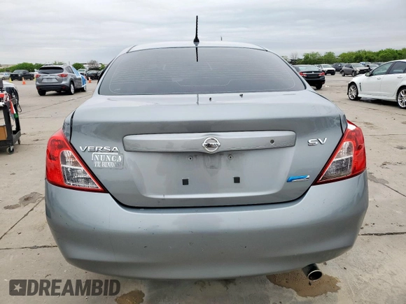 2012 Nissan Versa SL with VIN 3N1CN7AP6CL933091, listed as a Copart auction lot 51705795 with 136,418 mi miles and Salvage Title. Bid and sale history available at carsss.com. Image 6.
