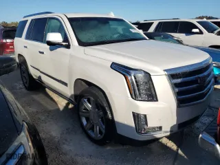 2018 Cadillac Escalade Premium Luxury with VIN 1GYS3CKJ1JR267159, listed as a Copart auction lot 77611284 with 0 mi miles and Salvage Title. Bid and sale history available at carsss.com. Image 4.