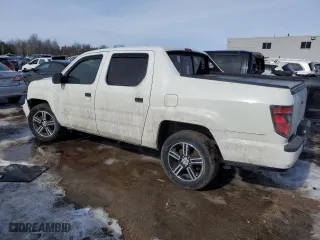 2013 Honda Ridgeline Sport with VIN 5FPYK1F78DB501773, listed as a Copart auction lot 46409815 with 207,474 mi miles and Salvage Title. Bid and sale history available at carsss.com. Image 2.
