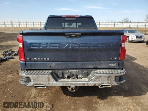 2021 Chevrolet Silverado 1500 LTZ with VIN 3GCUYGET0MG132005, listed as a Copart auction lot 49079175 with 90,246 mi miles and Salvage Title. Bid and sale history available at DreamBid. Image 6.