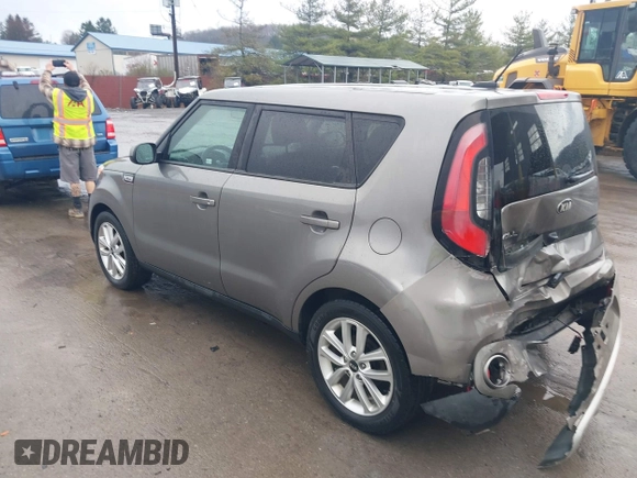 2018 Kia Soul + with VIN KNDJP3A50J7535785, listed as a IAAI auction lot 41933938 with 112,282 mi miles. Bid and sale history available at carsss.com. Image 3.