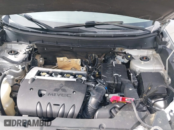 2015 Mitsubishi Outlander Sport ES with VIN 4A4AP3AU8FE057666, listed as a IAAI auction lot 42118019 with 157,543 mi miles. Bid and sale history available at carsss.com. Image 10.