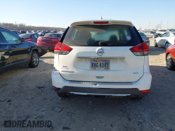 2018 Nissan Rogue SV with VIN KNMAT2MV1JP572474, listed as a IAAI auction lot 41756972 with 156,988 mi miles. Bid and sale history available at carsss.com. Image 16.