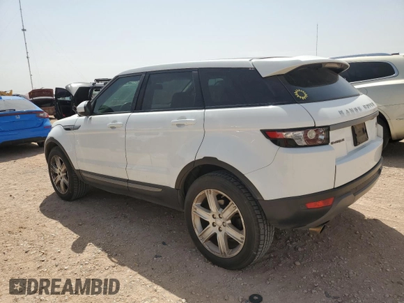 2015 Land Rover Range Rover Evoque Pure Plus with VIN SALVP2BG7FH072288, listed as a Copart auction lot 54695775 with 116,333 mi miles and Clean title. Bid and sale history available at DreamBid. Image 2.
