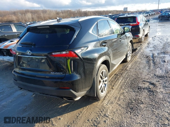 2016 Lexus NX 200t with VIN JTJBARBZ0G2058157, listed as a IAAI auction lot 41458154 with 204,307 mi miles and . Bid and sale history available at DreamBid. Image 4.