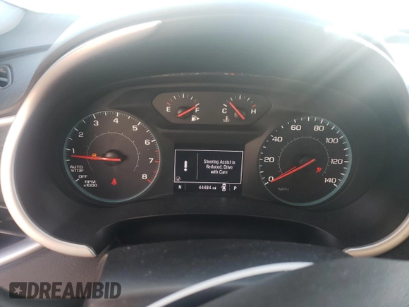 2022 Chevrolet Malibu LT with VIN 1G1ZD5ST8NF153402, listed as a Copart auction lot 82884524 with 44,494 mi miles and Salvage Title. Bid and sale history available at DreamBid. Image 9.