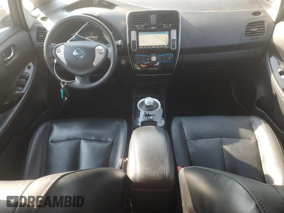 2016 Nissan LEAF S with VIN 1N4BZ0CP5GC303118, listed as a Copart auction lot 75615624 with 50,297 mi miles and Clean Title. Bid and sale history available at carsss.com. Image 8.