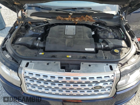 2017 Land Rover Range Rover with VIN SALGS2FE5HA324390, listed as a Copart auction lot 54923095 with 109,116 mi miles and Salvage title. Bid and sale history available at DreamBid. Image 12.
