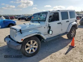 2015 Jeep Wrangler Unlimited Sahara z VIN 1C4HJWEGXFL546062, wystawiony jako Copart lot #65847165 z przebiegiem Nie podano mil oraz Szkoda całkowita • Salvage title. Historia ofert i sprzedaży dostępna na DreamBid. Obrazek 1.