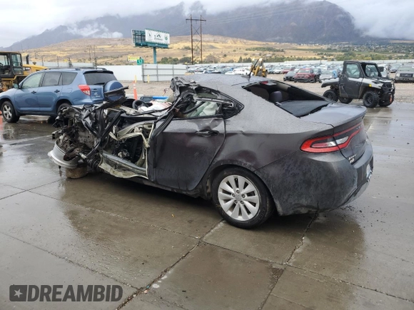 2016 Dodge Dart Aero with VIN 1C3CDFDH6GD549150, listed as a Copart auction lot 75629944 with 0 mi miles and Salvage Title. Bid and sale history available at carsss.com. Image 2.