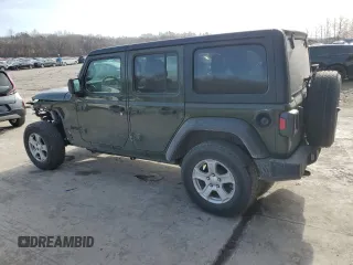 2022 Jeep Wrangler Unlimited Sport S with VIN 1C4HJXDG2NW151250, listed as a Copart auction lot 46073145 with 46,531 mi miles and Salvage Title. Bid and sale history available at carsss.com. Image 2.
