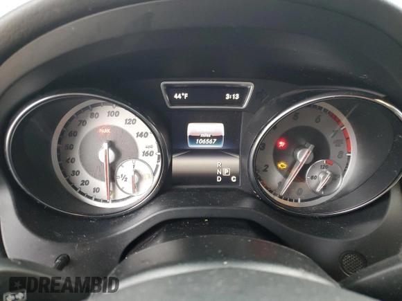 2016 Mercedes-Benz CLA with VIN WDDSJ4EB4GN288924, listed as a Copart auction lot 38746493 with 106,567 mi miles. Bid and sale history available at carsss.com. Image 9.