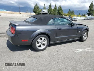 2007 Ford Mustang Deluxe with VIN 1ZVHT84N775242583, listed as a Copart auction lot 51477205 with Not Provided miles and Salvage Title. Bid and sale history available at carsss.com. Image 3.