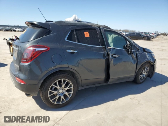 2018 Buick Encore Sport Touring with VIN KL4CJ1SB0JB519791, listed as a Copart auction lot 47523755 with Not Provided miles and Salvage Title. Bid and sale history available at DreamBid. Image 3.