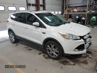 2014 Ford Escape Titanium with VIN 1FMCU9J91EUD43432, listed as a IAAI auction lot 40989177 with 110,383 mi miles and . Bid and sale history available at DreamBid. Image 1.