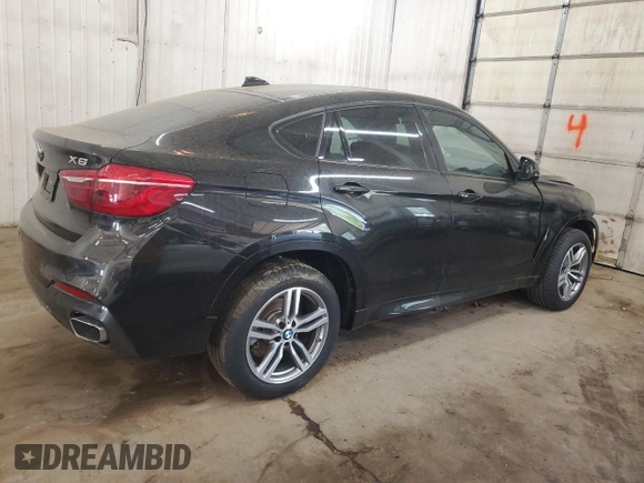 2017 BMW X6 xDrive35i z VIN 5UXKU2C54H0N84719, wystawiony jako Copart lot #55961065 z przebiegiem 56 452 mil mil oraz Szkoda całkowita • Salvage title. Historia ofert i sprzedaży dostępna na DreamBid. Obrazek 3.