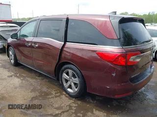 2018 Honda Odyssey EX with VIN 5FNRL6H56JB015557, listed as a IAAI auction lot 42112667 with Not provided miles and . Bid and sale history available at DreamBid. Image 3.