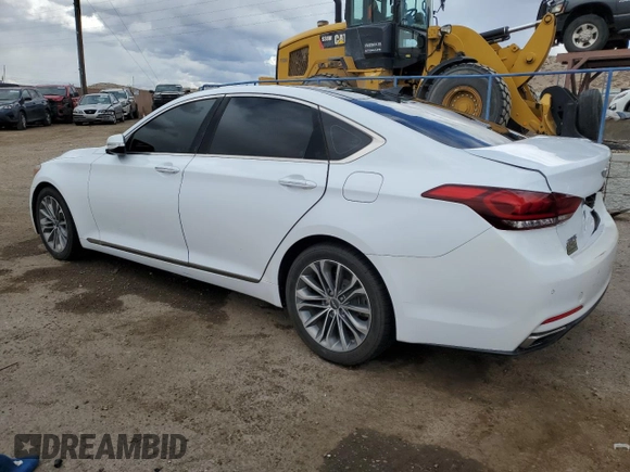 2015 Hyundai Genesis 3.8L z VIN KMHGN4JE2FU031619, wystawiony jako Copart lot #54696515 z przebiegiem 131 465 mil mil oraz Szkoda całkowita • Salvage title. Historia ofert i sprzedaży dostępna na DreamBid. Obrazek 2.