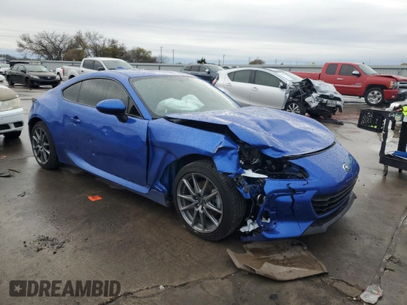 2023 Subaru BRZ Premium with VIN JF1ZDBB18P9705914, listed as a Copart auction lot 83370984 with 0 mi miles and Salvage Title. Bid and sale history available at carsss.com. Image 4.