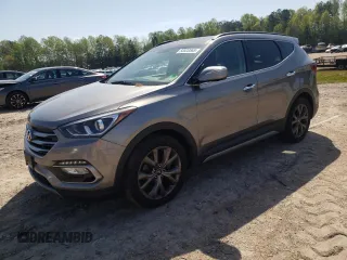 2017 Hyundai Santa Fe Ultimate with VIN 5NMZWDLA7HH040184, listed as a Copart auction lot 53528565 with 101,838 mi miles and Salvage title. Bid and sale history available at DreamBid. Image 1.