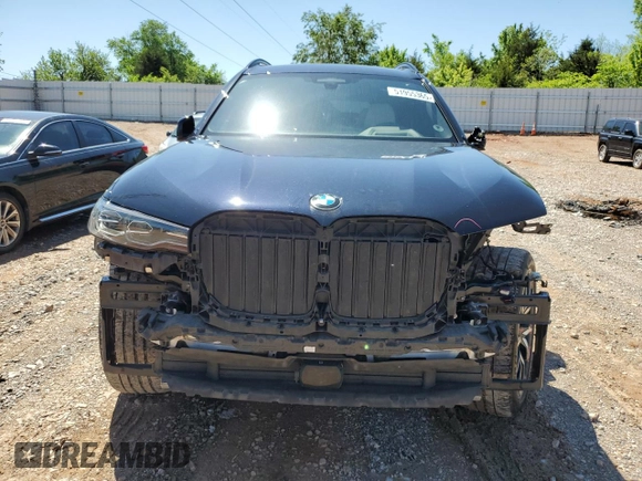 2022 BMW X7 xDrive40i z VIN 5UXCW2C02N9N07423, wystawiony jako Copart lot #51955365 z przebiegiem 60 268 mil mil oraz Szkoda całkowita • Salvage title. Historia ofert i sprzedaży dostępna na DreamBid. Obrazek 5.