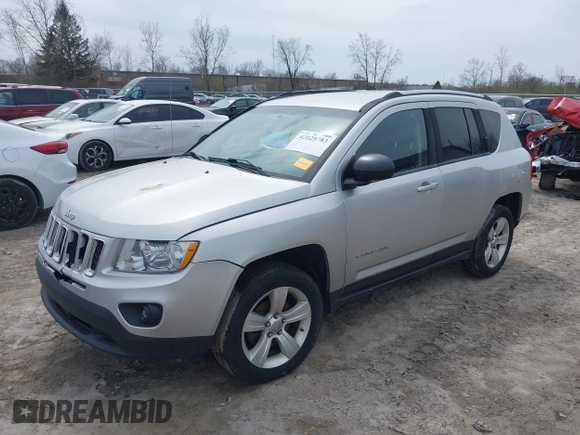 2012 Jeep Compass Sport with VIN 1C4NJDBB4CD624163, listed as a IAAI auction lot 42025783 with 148,928 mi miles. Bid and sale history available at carsss.com. Image 17.