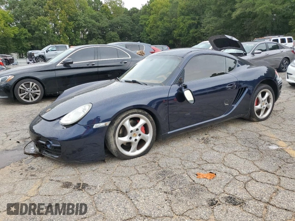 2006 Porsche Cayman S с VIN WP0AB298X6U781940, выставлен на аукционе Copart как лот 70092204 с пробегом 116 506 миль миль и Списание • Salvage title. История ставок и продаж доступна на DreamBid. Изображение 1.