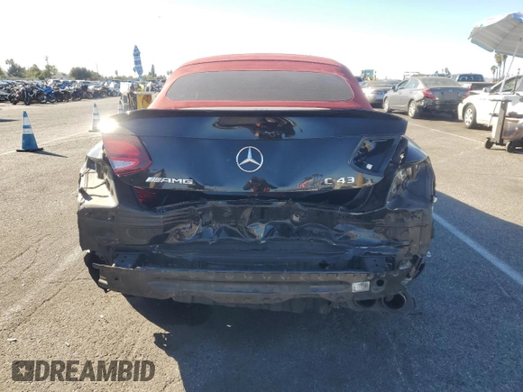 2020 Mercedes-Benz C with VIN W1KWK6EB9LF995290, listed as a Copart auction lot 88809885 with 55,173 mi miles and Salvage Title. Bid and sale history available at DreamBid. Image 6.