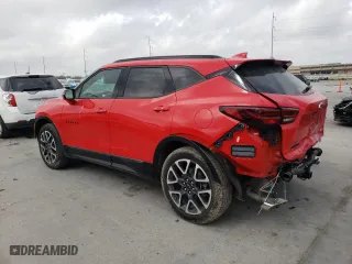 2023 Chevrolet Blazer RS with VIN 3GNKBERS4PS182297, listed as a Copart auction lot 49135415 with 28,875 mi miles and Salvage Title. Bid and sale history available at carsss.com. Image 2.