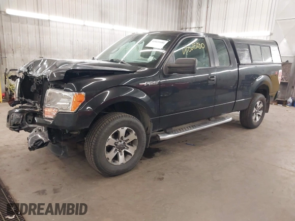 2013 Ford F-150 XL with VIN 1FTFX1EFXDFC65519, listed as a IAAI auction lot 41825180 with 130,817 mi miles. Bid and sale history available at carsss.com. Image 2.