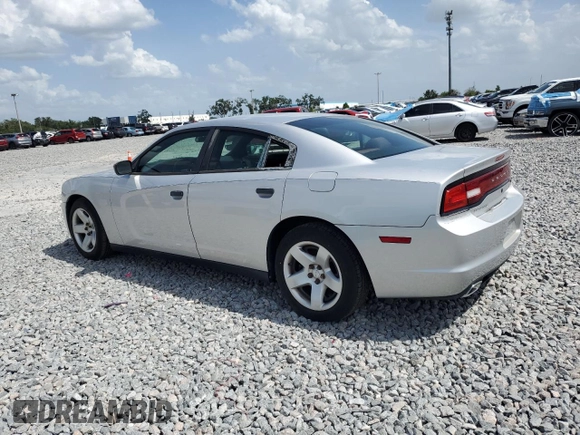 2013 Dodge Charger Police with VIN 2C3CDXAT0DH642632, listed as a Copart auction lot 60672165 with 170,190 mi miles and Clean title. Bid and sale history available at DreamBid. Image 2.