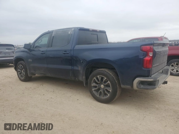 2022 Chevrolet Silverado 1500 LT with VIN 2GCPACED4N1506676, listed as a Copart auction lot 43747315 with 77,731 mi miles and Salvage Title. Bid and sale history available at carsss.com. Image 2.