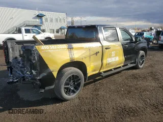 2023 Chevrolet Silverado 1500 Custom with VIN 1GCPDBEK7PZ141257, listed as a Copart auction lot 78807434 with 46,789 mi miles and Salvage Title. Bid and sale history available at DreamBid. Image 3.